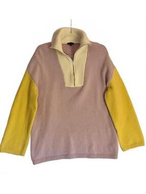Express Women’s Oversized Sweater Quarter Zip Size Large